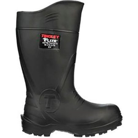 TINGLEY RUBBER Flite® Knee Boot, Size 9, 15"H, Composite Toe, Chevron-Plus® Outsole, Black 27251.09